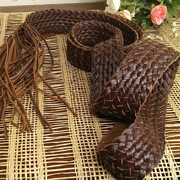 . Accessories - Braide leather belt